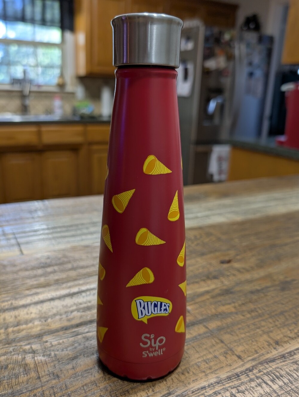 Bugles x S'well Limited Edition Red Stainless Steel Water Bottle